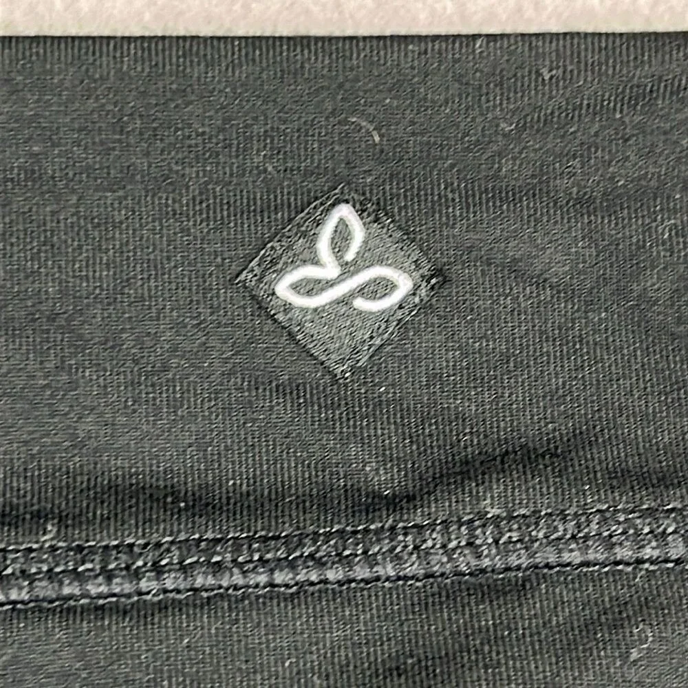 PrAna Cropped Leggings‎ Womens Size Small Black Yoga Athletic